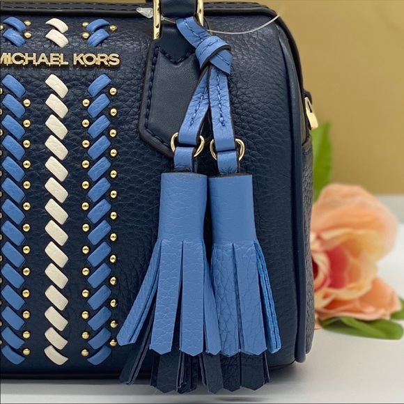 MICHAEL KORS BEDFORD XS DUFFLE XBODY NAVY MULTI - Picture 5 of 15